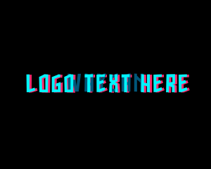 Modern Neon Wordmark Logo