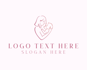 Fertility - Pediatric Baby Childcare logo design