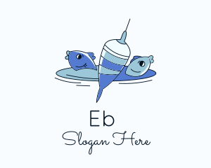 Fishing Tackle - Floater Lure Fish logo design