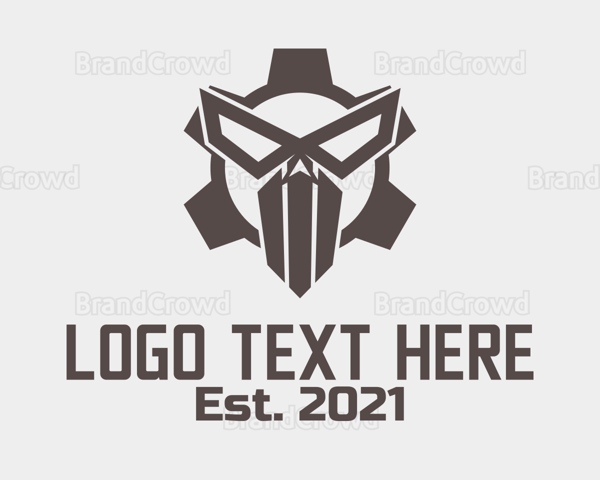 Esports Skull Emblem Logo