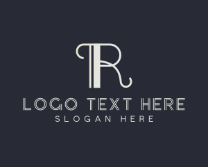Accessories - Premium Art Deco Letter R logo design