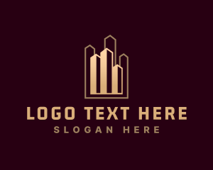 Leasing - Building Architecture Construction logo design