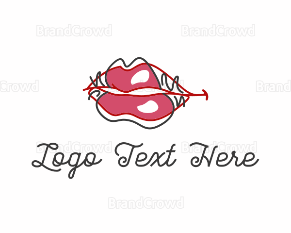 Beauty Lips Cosmetic Logo