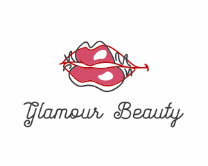 Cosmetic - Beauty Lips Cosmetic logo design