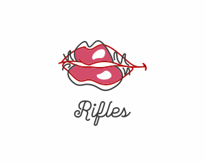 Heart - Beauty Lips Cosmetic logo design