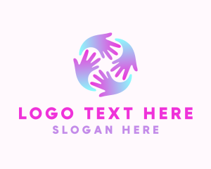 Goal - Helping Hands Community logo design