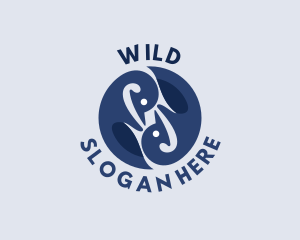 Wild Penguin Animal logo design