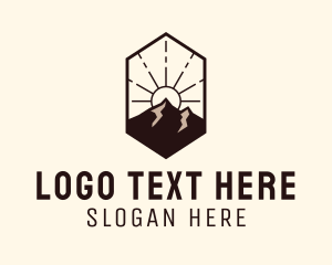 Outdoor Mountain Exploration Logo