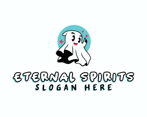 Spirit Ghost Cartoon logo design