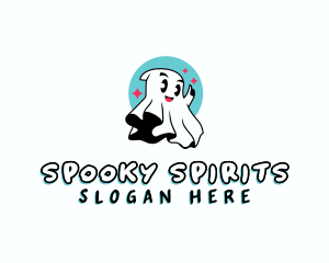 Spirit Ghost Cartoon logo design