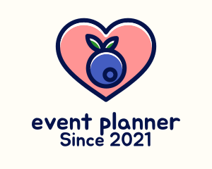 Produce - Blueberry Fruit Love logo design