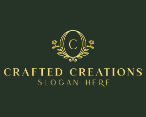 Organic Flower Spa logo design