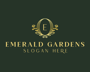 Organic Flower Spa logo design