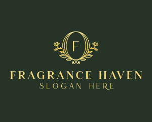 Organic Flower Spa logo design