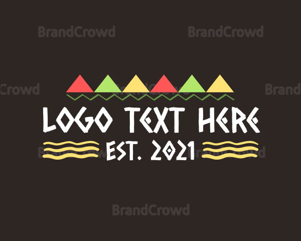 Native Tribal Wordmark Logo