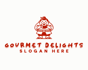 Sumo Sushi Cuisine logo design