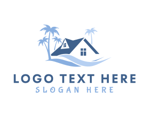 Coast - Blue Summer Home logo design