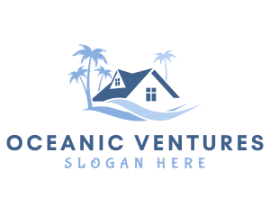 Blue Summer Home logo design