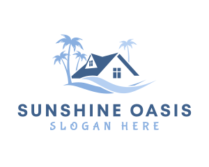 Blue Summer Home logo design