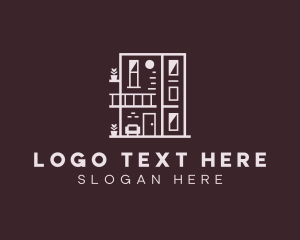 Contractor - Realty Apartment Building logo design