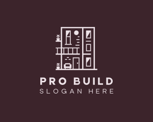 Realty Apartment Building logo design