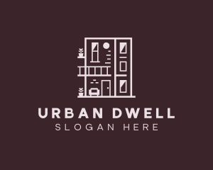 Apartment - Realty Apartment Building logo design