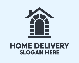 Welcome Home Door Doorway logo design