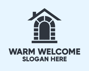 Welcome Home Door Doorway logo design