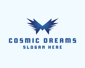 Creative Wings Letter M Logo