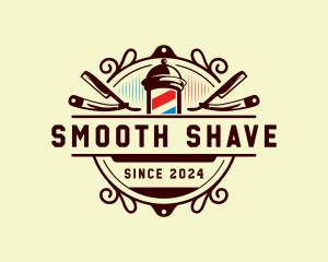 Shave - Barber Grooming Haircut logo design