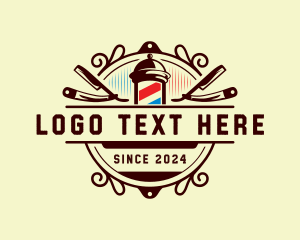 Barber Grooming Haircut Logo