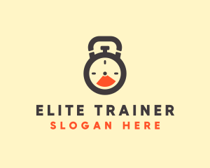 Fitness Gym Timer logo design