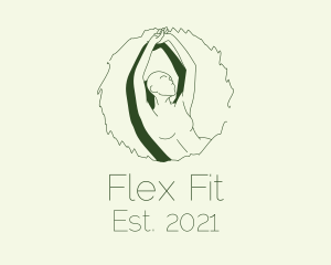 Stretching - Physical Stretching Workout logo design