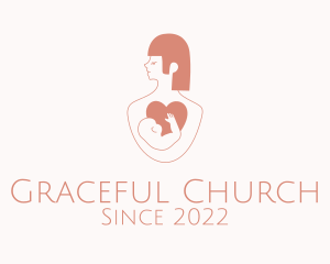 Life - Pink Maternity Pediatric logo design