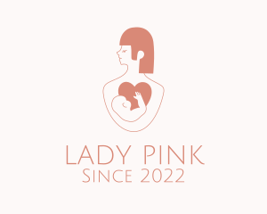 Pink Maternity Pediatric  logo design