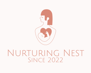 Pink Maternity Pediatric  logo design