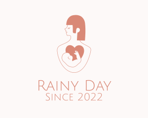 Pink Maternity Pediatric  logo design