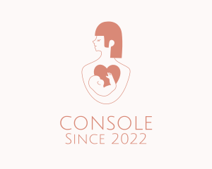 Motherhood - Pink Maternity Pediatric logo design