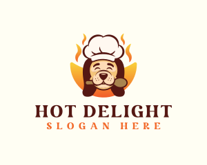 Chef Dog Pet logo design