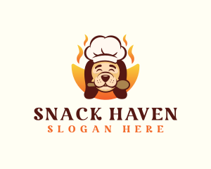 Chef Dog Pet logo design