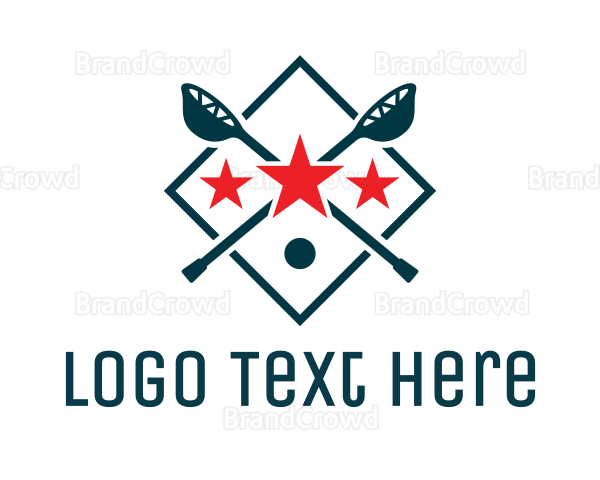 Lacrosse Sport Shield Logo
