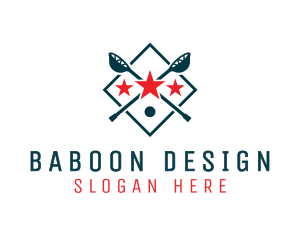 Lacrosse Sport Shield logo design