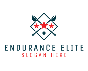 Lacrosse Sport Shield logo design