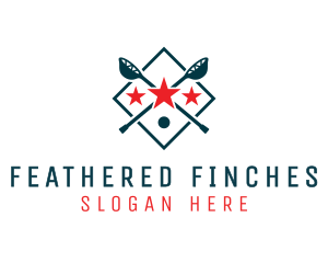 Lacrosse Sport Shield logo design