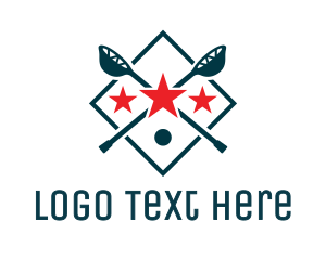 League - Lacrosse Sport Shield logo design
