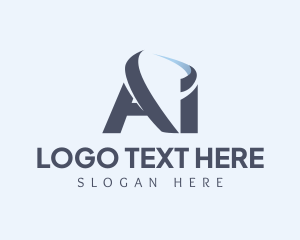 Silicon Valley - Startup Letter A & I logo design