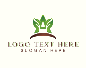 Gardening - Organic Leaf Letter A logo design