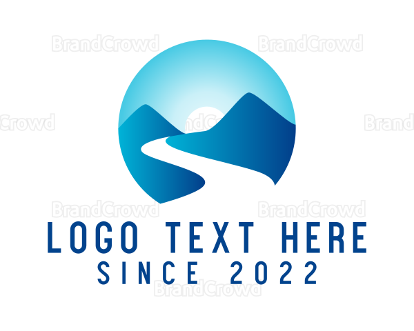 Outdoor Landscape Tourism Logo