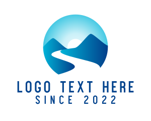 Outdoor Landscape Tourism logo design