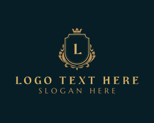 Classic - Regal Crown Shield logo design